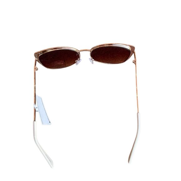 Oscar de la Renta Cat Eye Sunglasses Gold Brown Gradient Mod 3090 717 NEW main image 12